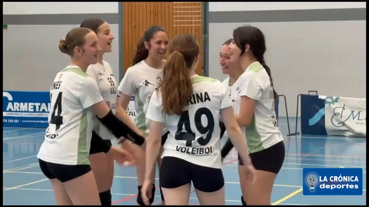 (RESUMEN PARTIDO) Victoria de la SMA BARBASTRO por 3-0 frente al CV ENRIQUE DE OSSO. Parciales de 25-13, 25-14 y 25-14
