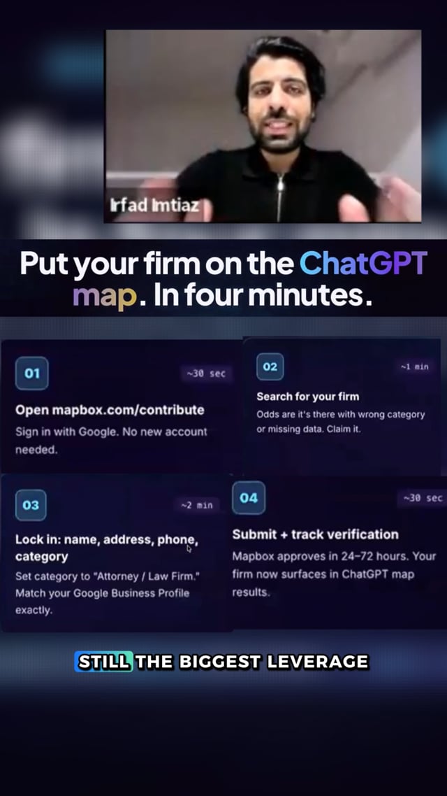 Put your firm into ChatGPT