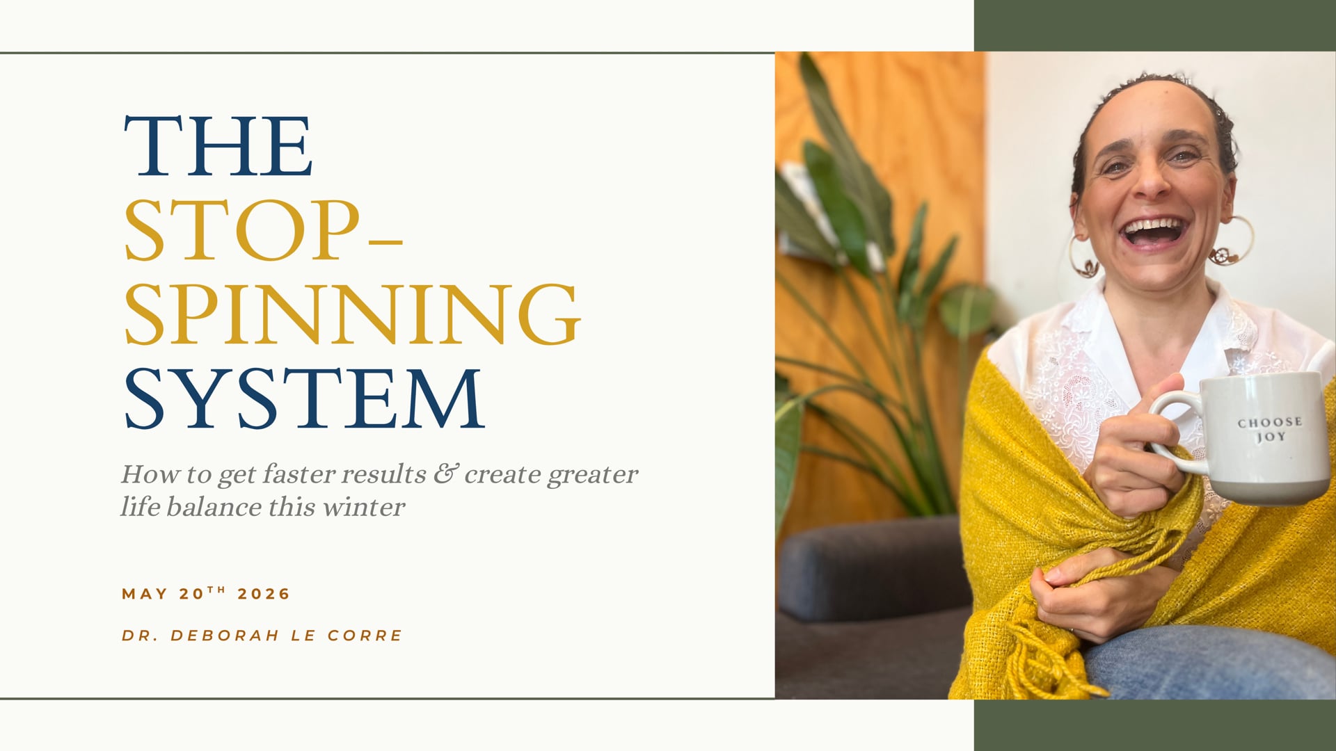 THE STOP SPINNING SYSTEM Webinar
