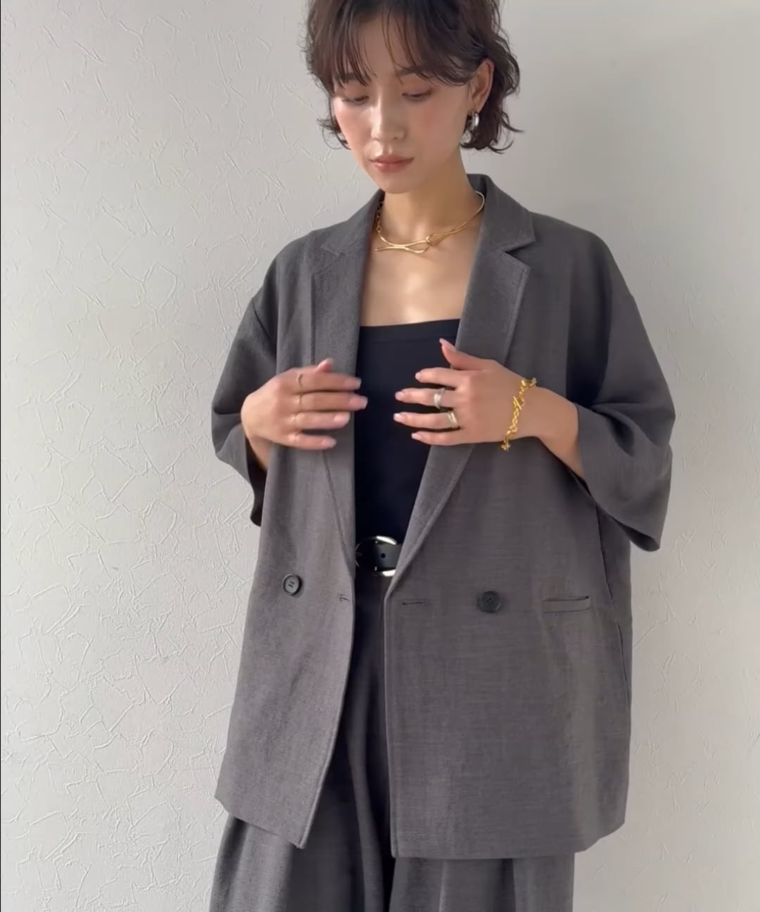 Classical Evon】さらりと整う、余裕。リネンタッチジャケット