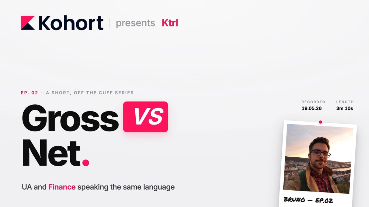 Gross ROAS vs. Net Profit: Why UA and Finance Speak Different Languages