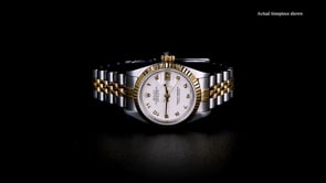 Pre-Owned Rolex Datejust Womens 26mm Automatic Stainless Steel and 18kt Yellow Gold Watch