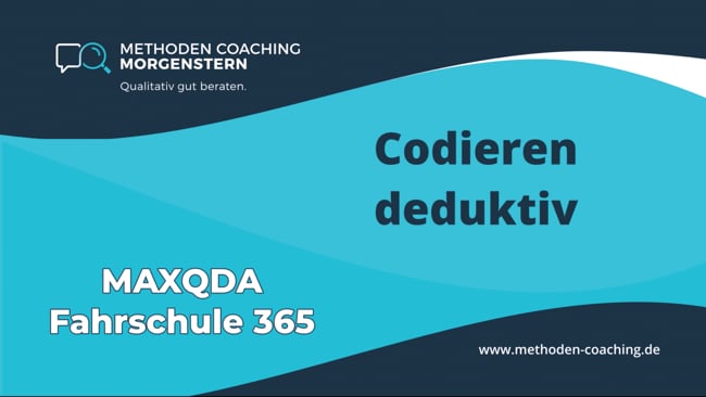 Codieren mit deduktiven Codes
