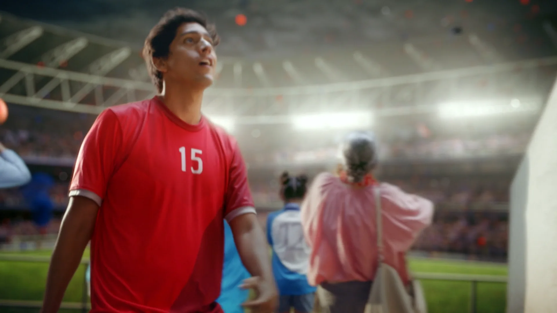 Visa — frame from brand commercial colored by Jakob Martinez