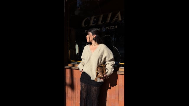 Saia Renda Elowen - Preto