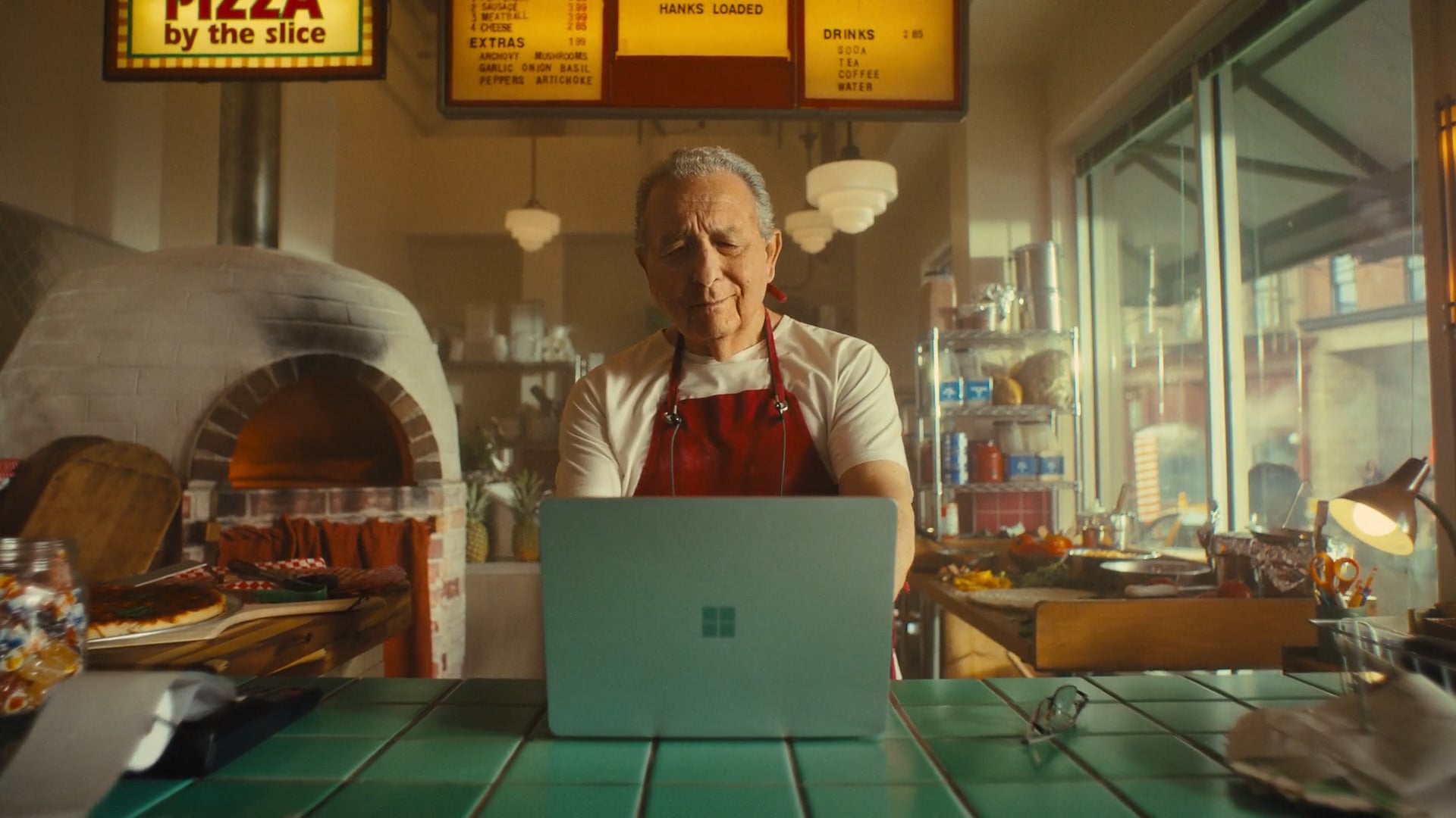 Microsoft- Copilot- Hanks Pizza