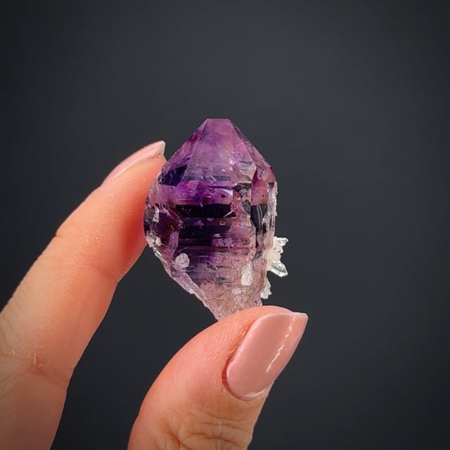 Quartz var. Amethyst and Smoky - SM20-288 - Goboboseb Mountains