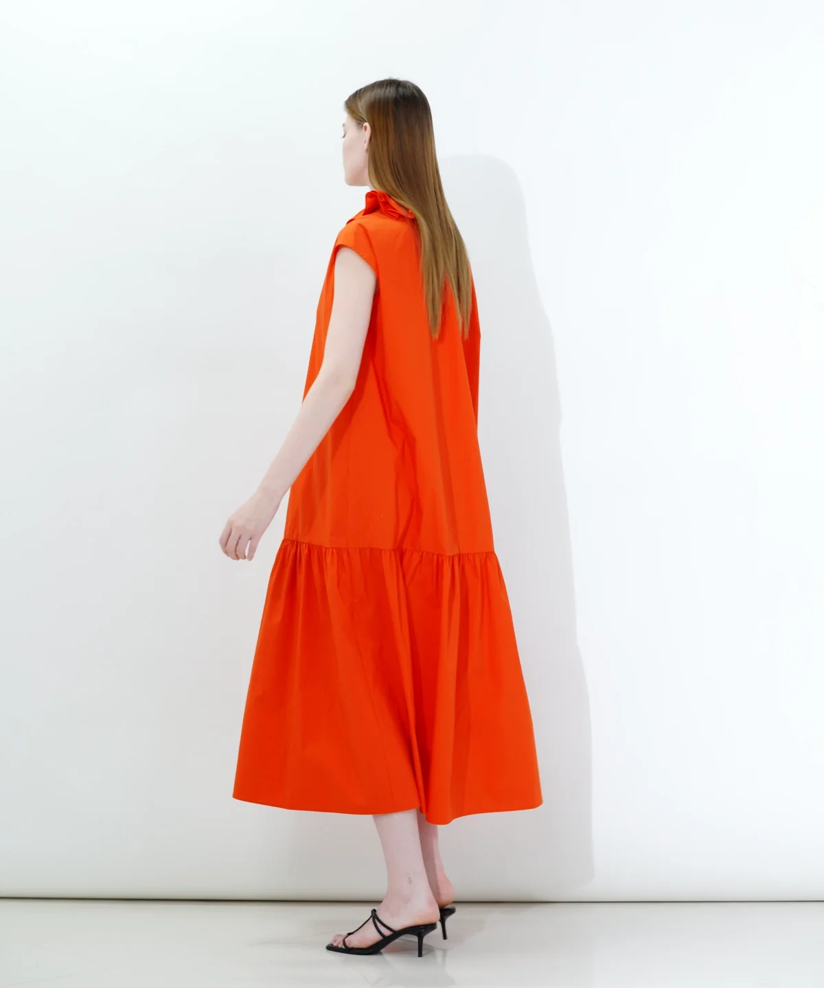 DSC / タイプライターフリルネックワンピース　36 DSC / タイプライターフリルネックワンピース DRESS Night STORE