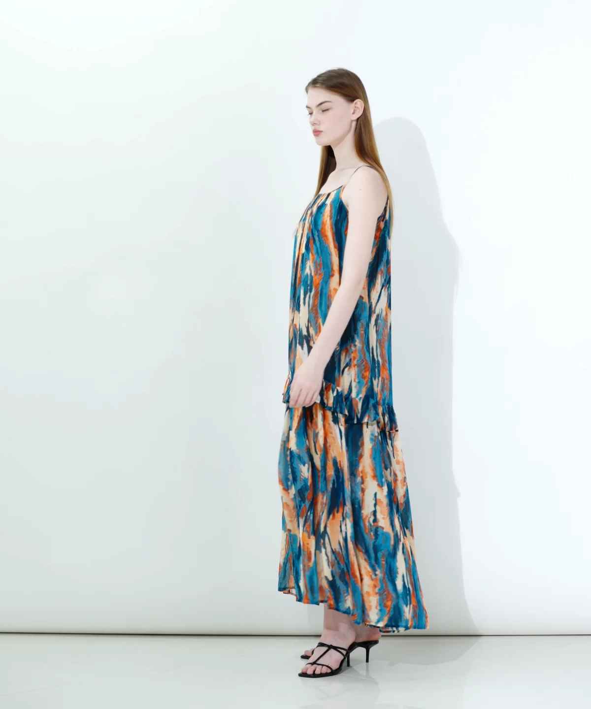 DSC / アートプリントドレープキャミワンピース DRESS Night STORE