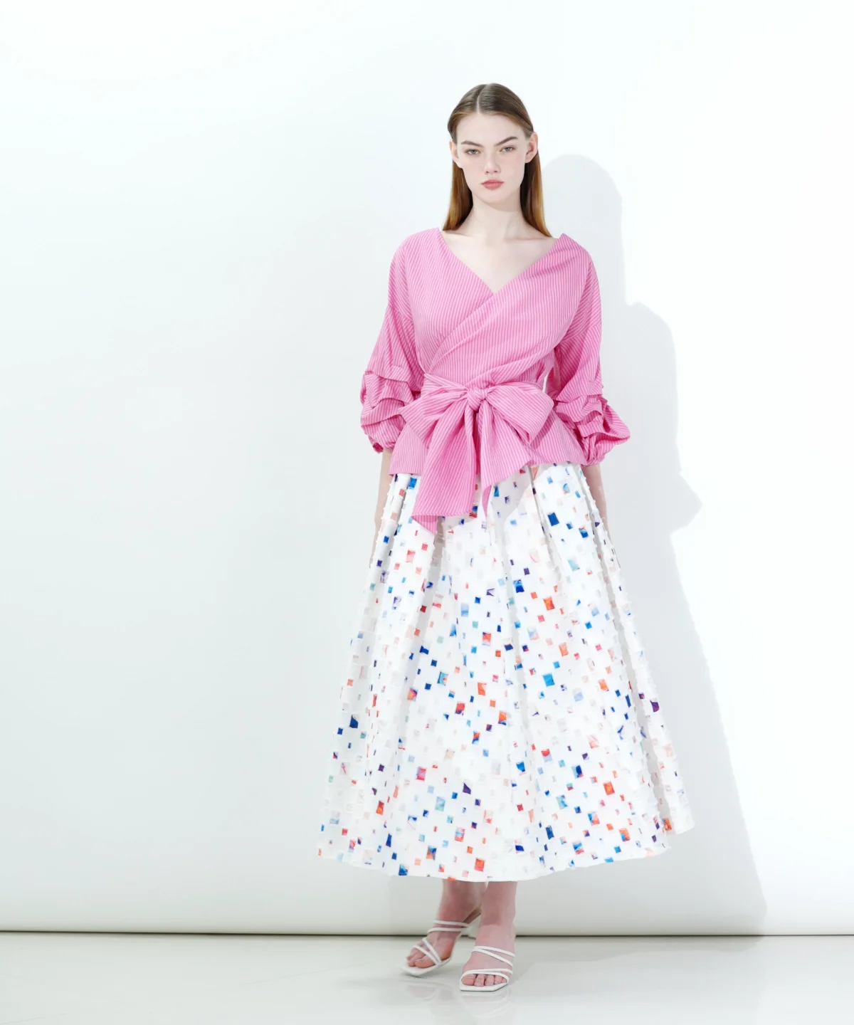 DSC / カシュクールボリュームスリーブブラウス TOPS Night STORE