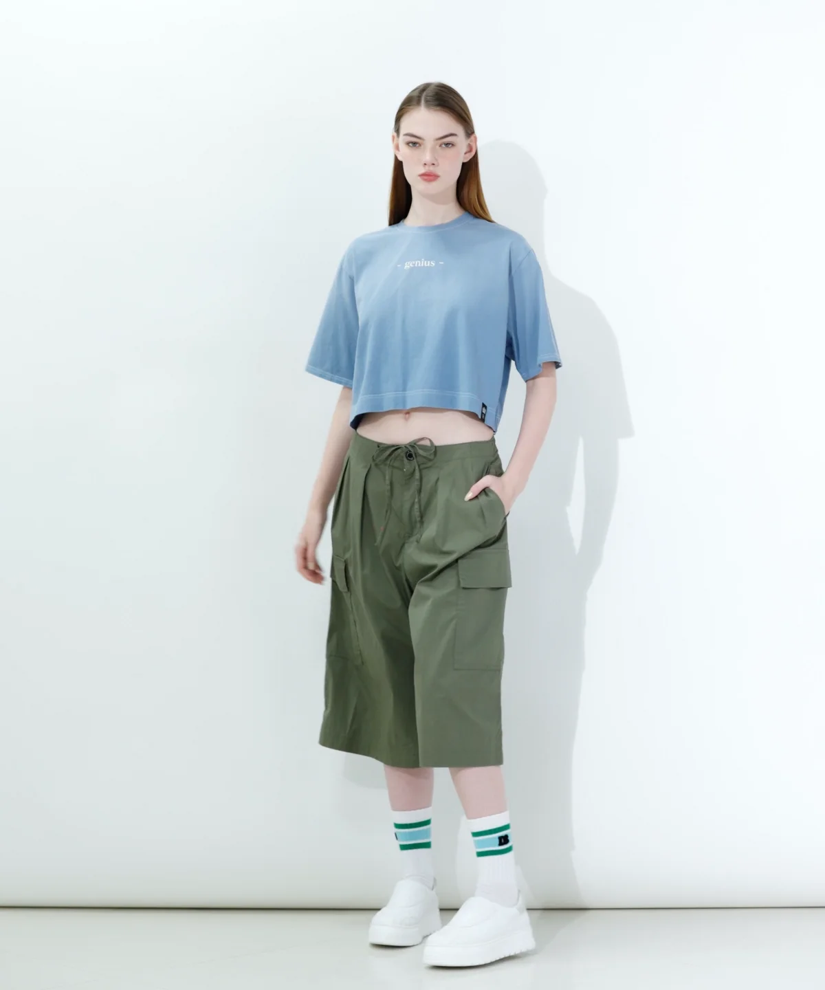 DSC / ストレッチカーゴガウチョパンツ BOTTOMS Night STORE | ダブル