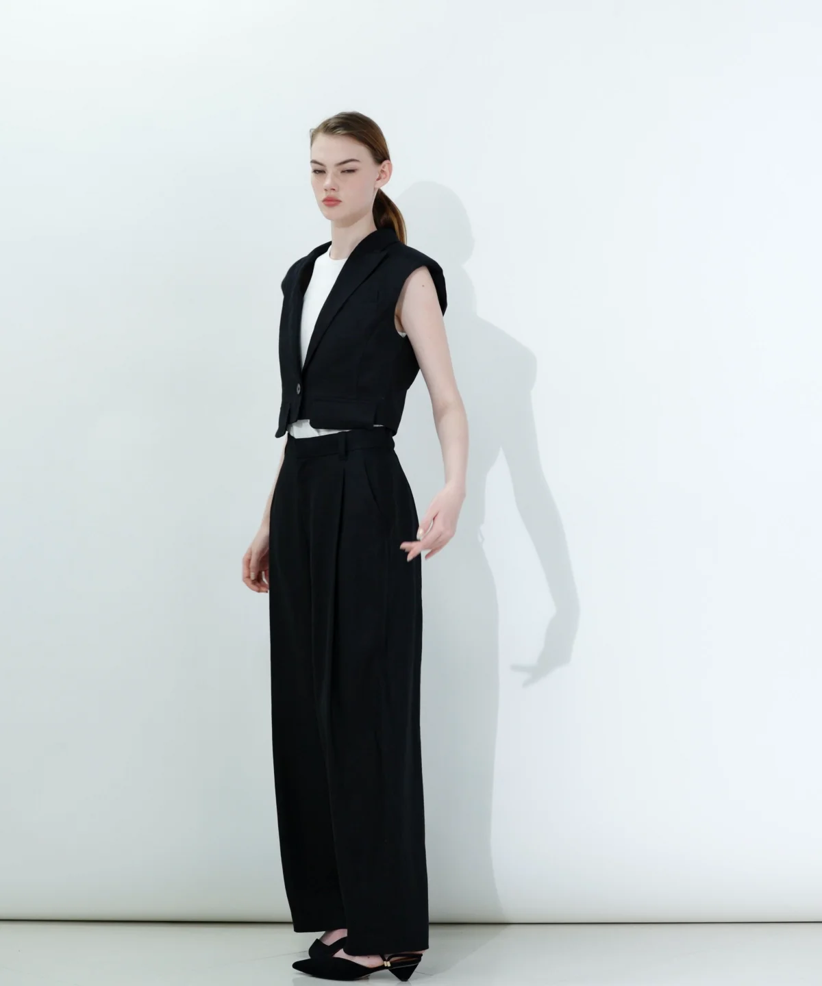 Sov. / ショートリネンテーラードジャケット OUTERS Night STORE