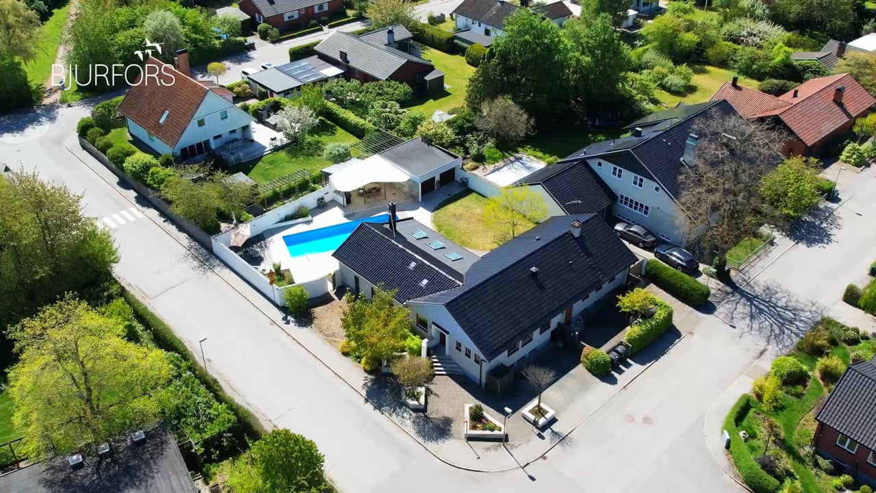 6 rum Villa på Terminsvägen 14 Mårtens Fälad Lunds kommun - video
