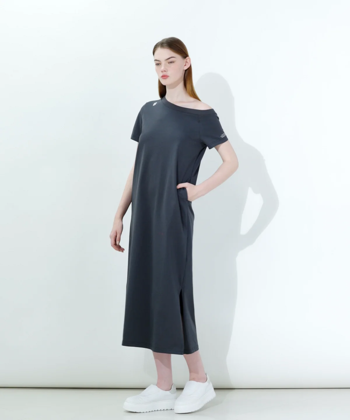 ESSENTIAL /ワンショルダーロングワンピース DRESS Night STORE
