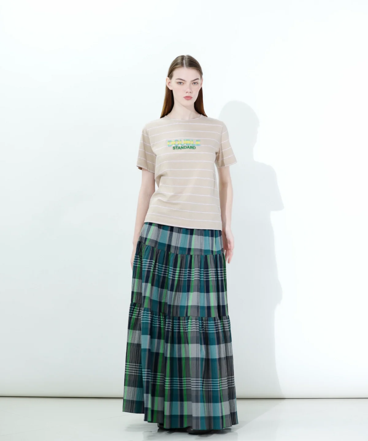DSC / チェックティアードスカート(SALE) BOTTOMS Night STORE
