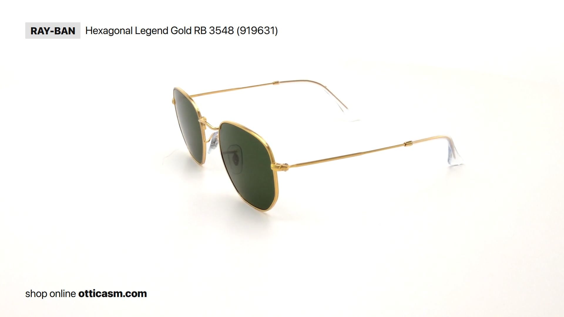 Ray-Ban Hexagonal Legend Gold RB 3548 (919631)