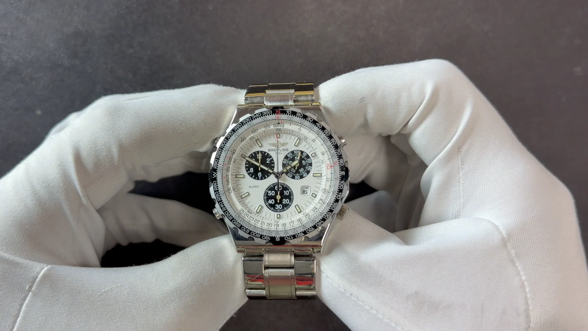Breitling Jupiter Pilot Reverse Panda | 1996 Quartz Chronograph