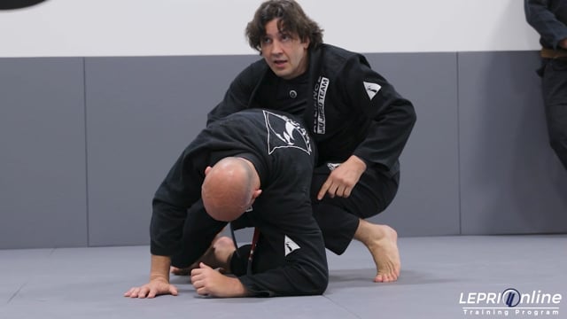 Low Single to Collar Drag to Back Take