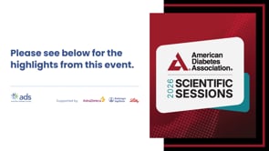 Highlights from American Diabetes Association (ADA) 2026 Scientific Sessions