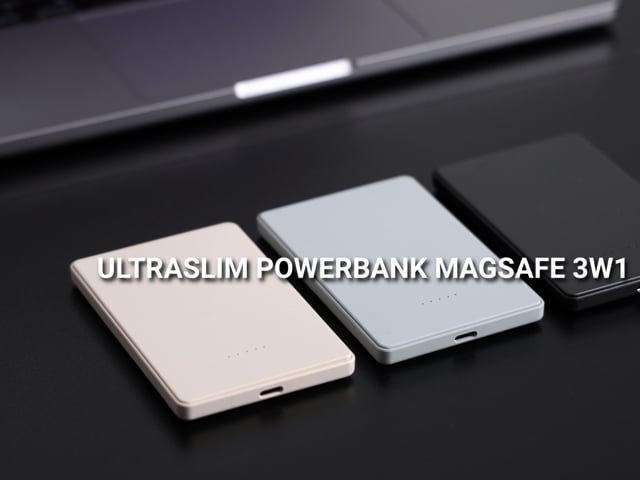 Silver Monkey Powerbank Smart 5000 mAh MagSafe UltraSlim 3w1 Pustynny - 1361043 - zdjęcie 2
