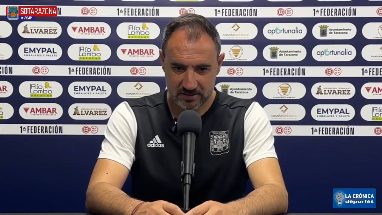 LA PREVIA / SD Tarazona - CE Sabadell / JUANMA BARRERO (Entrenador Tarazona) J38 - 1ª RFEF G2 / Fuente: SD Tarazona