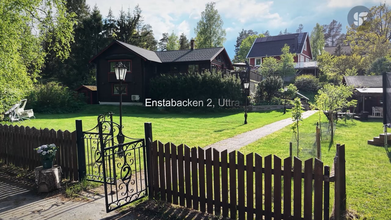 4 rum Villa på Enstabacken 2 Uttran Botkyrka kommun - video