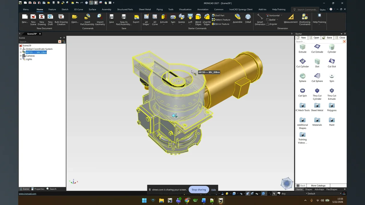 Direct Edit for Limited Link Parts