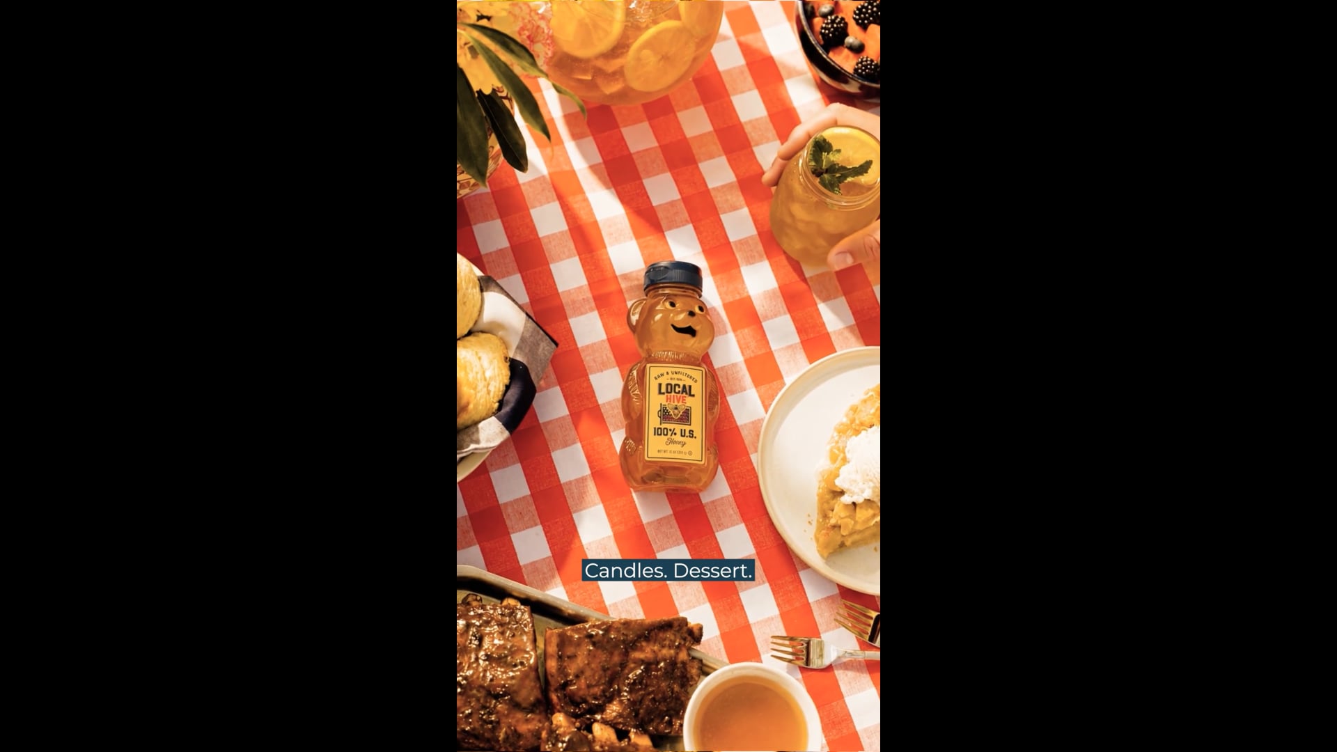 Local Hive Honey - Bear Bottle Campaign - Picnic