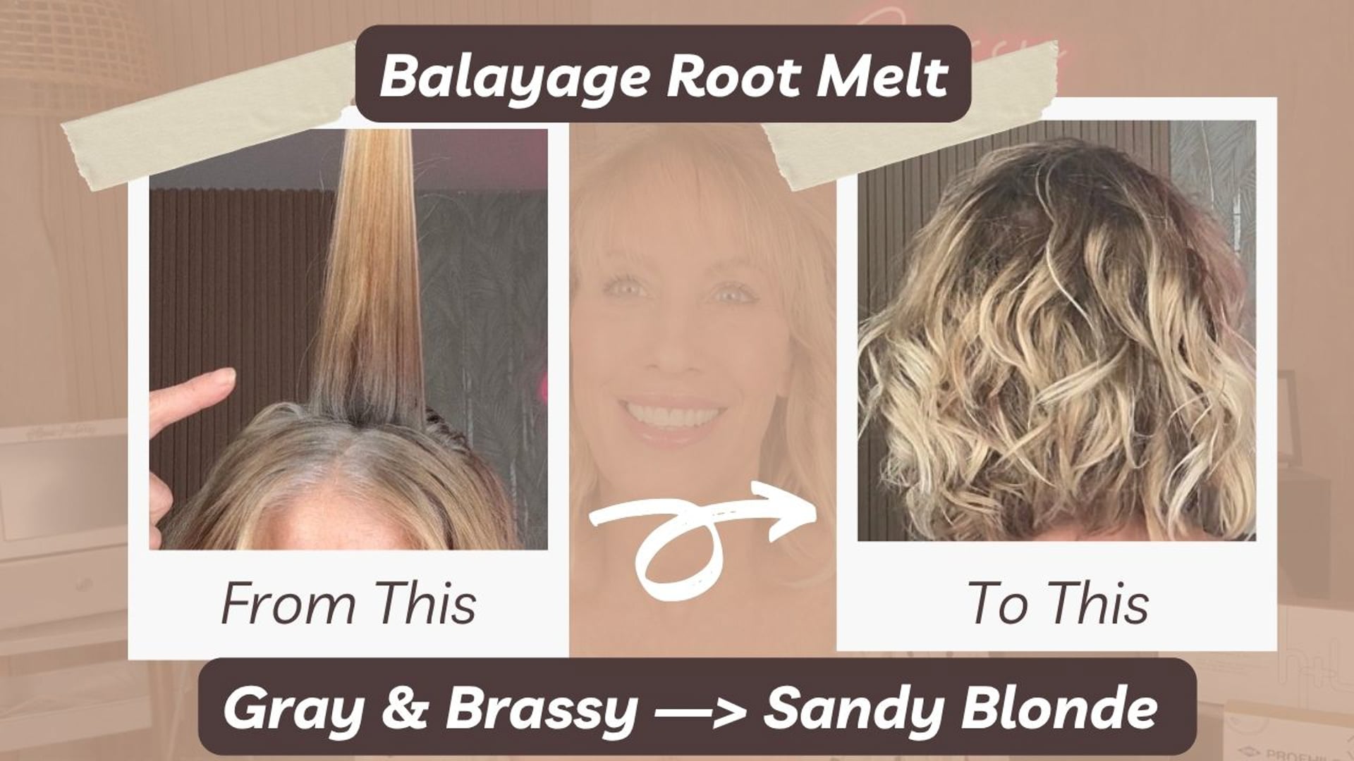 DIY Balayage Root Melt | Cooling Down Warmth + Gray Blending