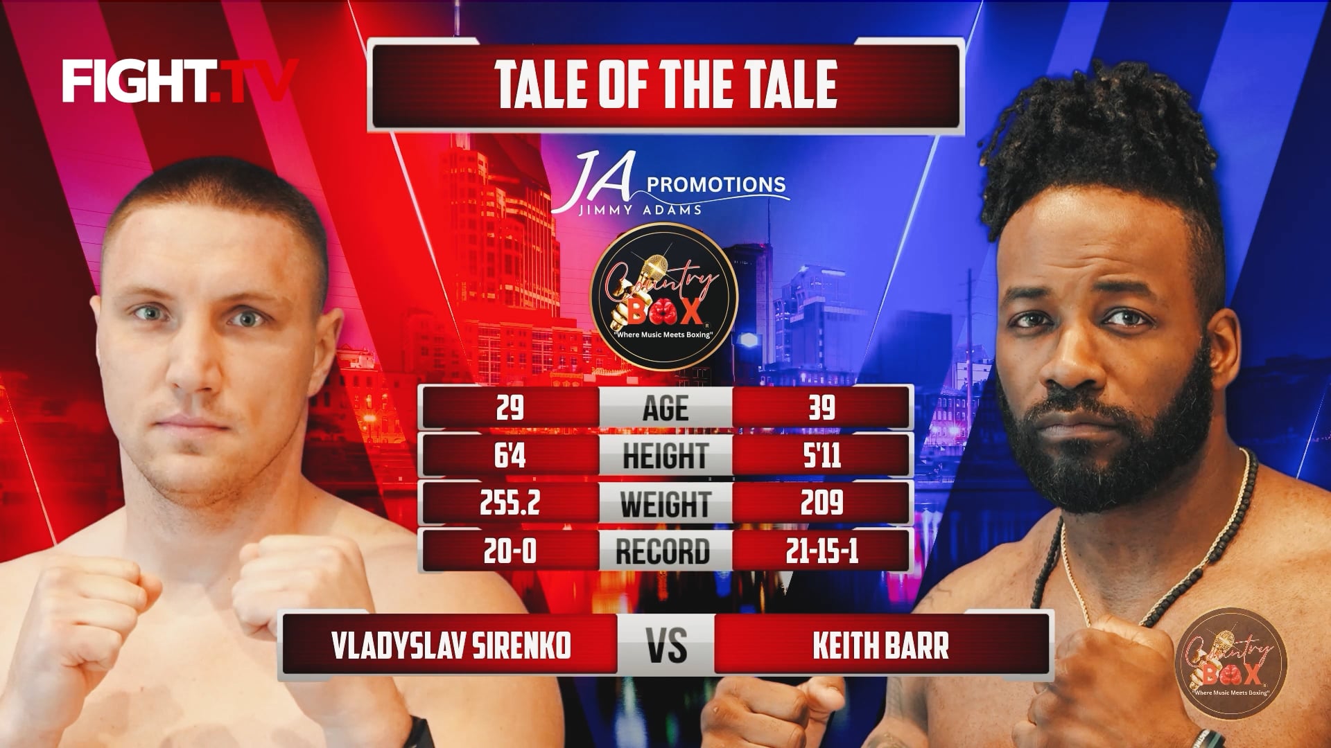 Vlandyslav Sirenko vs. Keith Barr