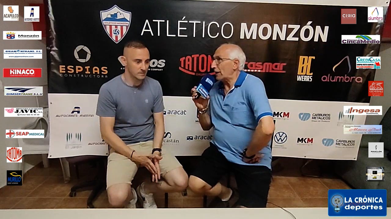 DANI ACIRON ( Entrenador CF Épila )  At.Monzón Alumbra 1-0 CF Épila  Vuelta Semifinal Play off Ascenso a 2ª RFEF