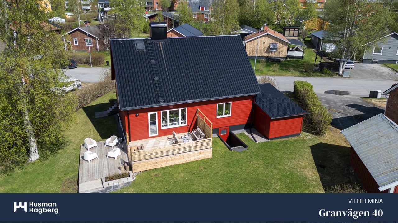 7 rum Villa på Granvägen 40 Vilhelmina Vilhelmina kommun - video