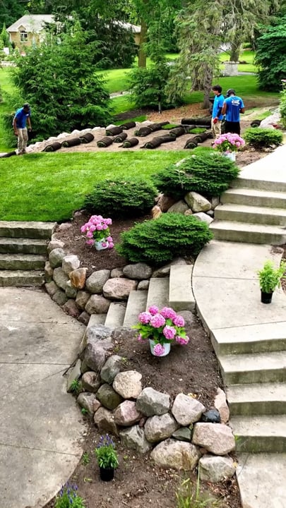 Great Lakes Landscape | Drainage and Grading (Vertical Ad) video thumbnail