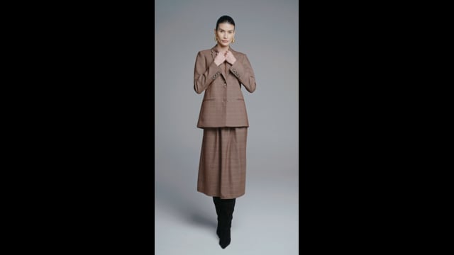 Blazer Xadrez Príncipe de Gales Elza