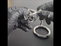 Small Cock Cage Stainless Steel V8