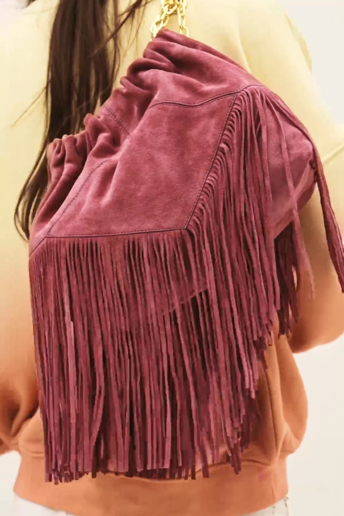 Mini Suede Bag June Pink // ba&sh US