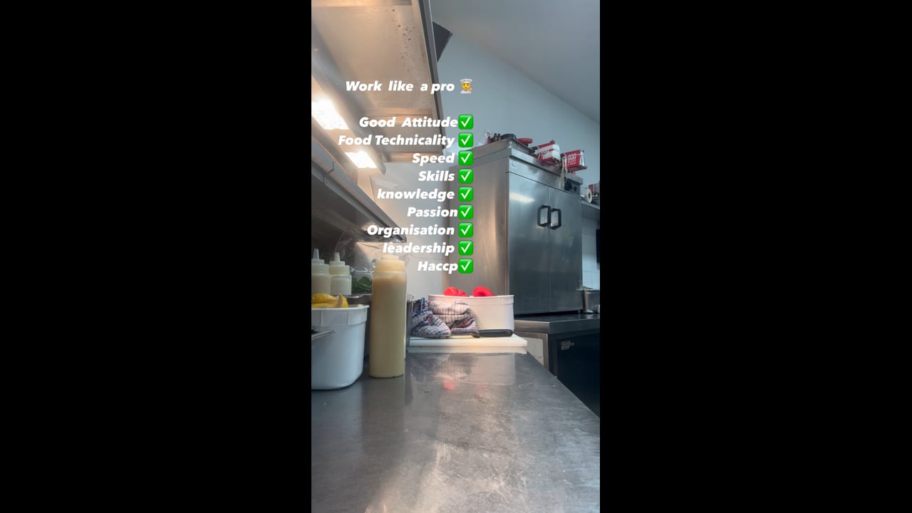 Work like a pro 👨‍🍳