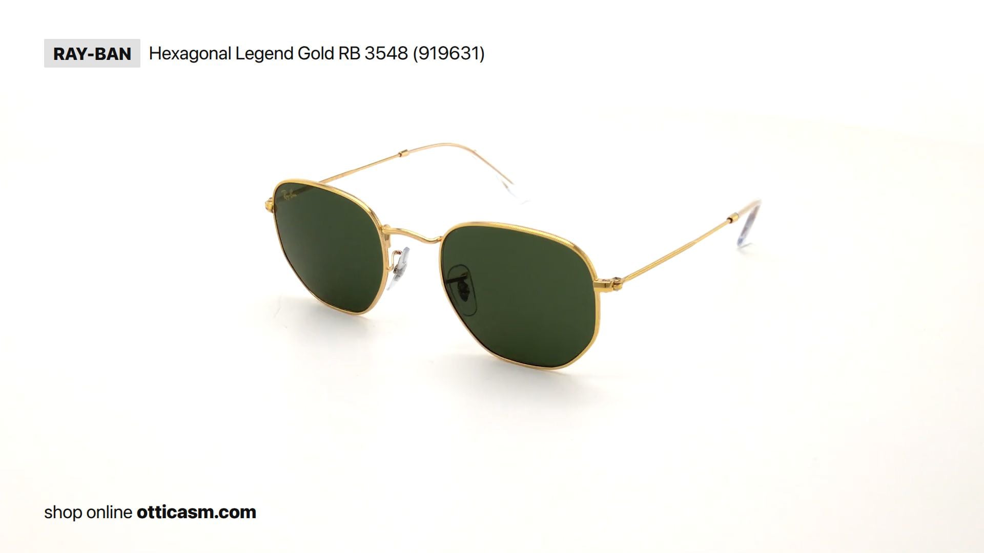 Ray-Ban Hexagonal Legend Gold RB 3548 (919631)