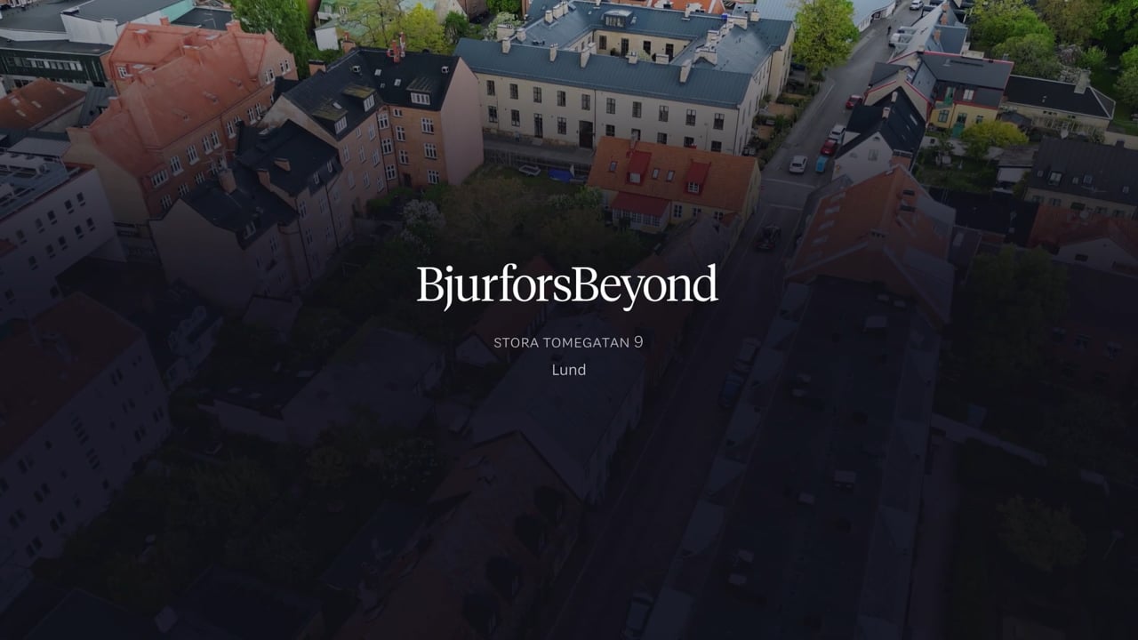 9 rum Villa på Stora Tomegatan 9 Kulturkvadranten Lunds kommun - video