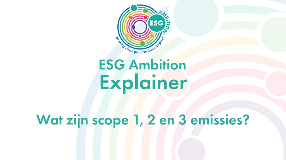 Wat zijn scope 1, 2 en 3 emissies?