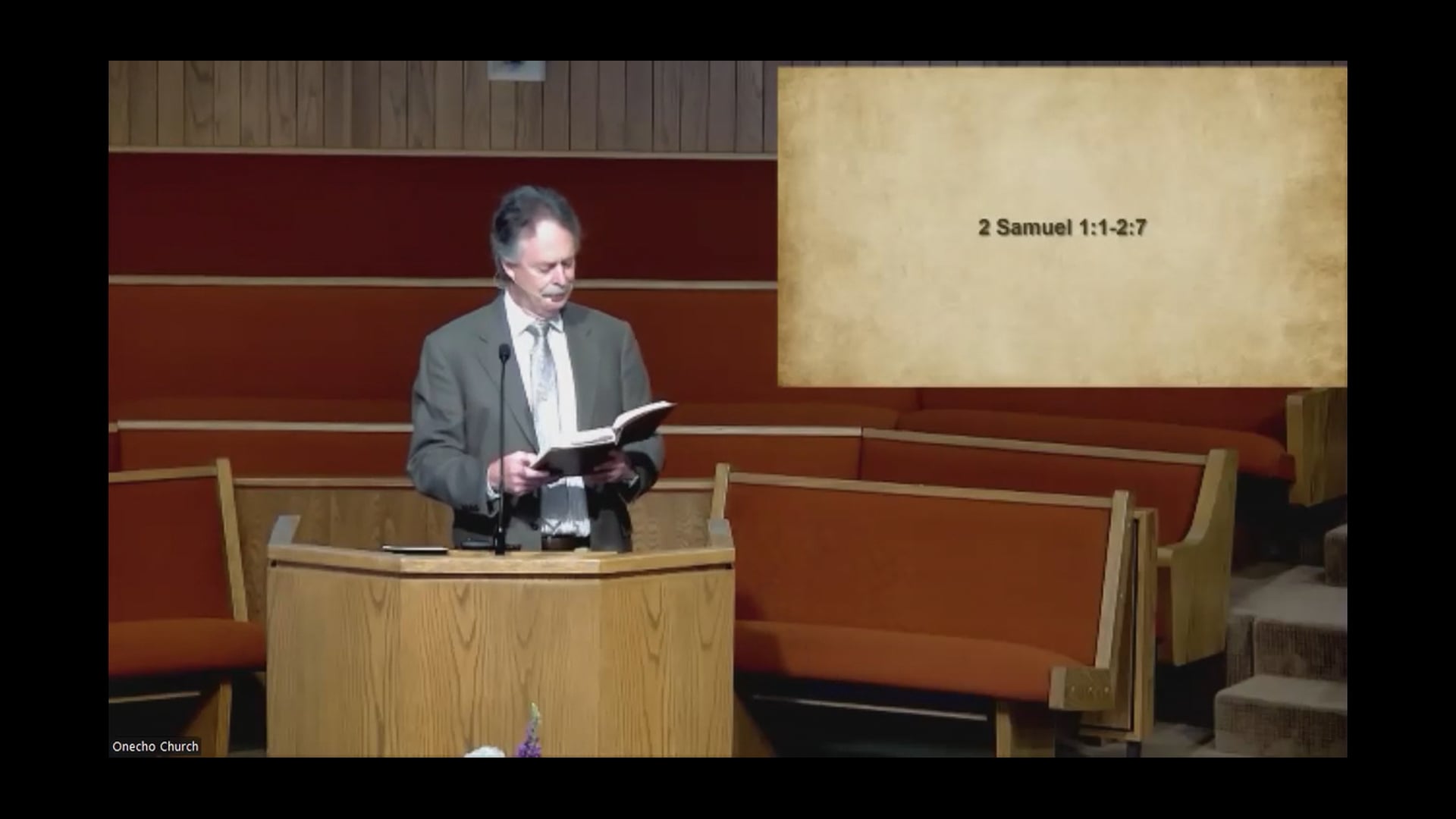 5.24. 26 - 2 Sam 1:1-2:7 - Pastor Nyholm