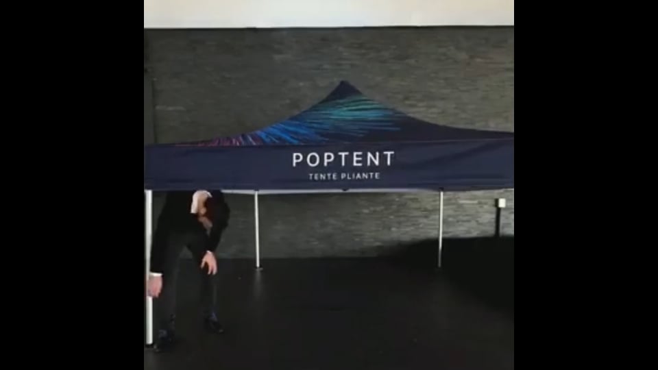 BARNUM PLIANT/TENTE DE RECEPTION PERSONNALISABLE 3X3M 'TELTA'