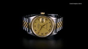 Pre-Owned Rolex Datejust Mens 36mm Automatic Stainless Steel and 18kt Yellow Gold Watch