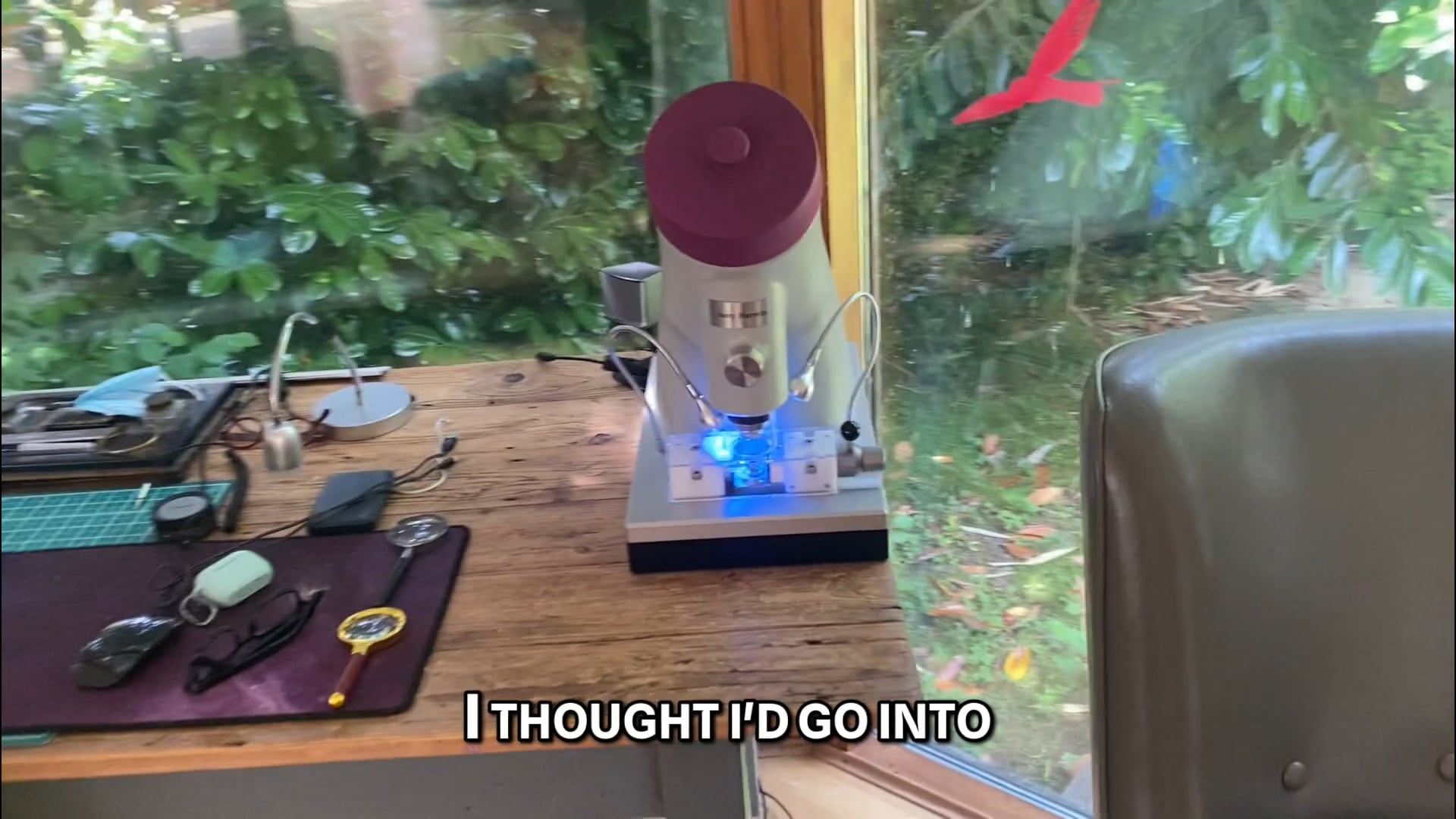 A Unique Microscope and Stage For Public Exhibitions