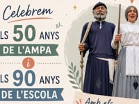 L'AMPA i l'escola Empúries celebren els seus 50 i 90 anys respectivament