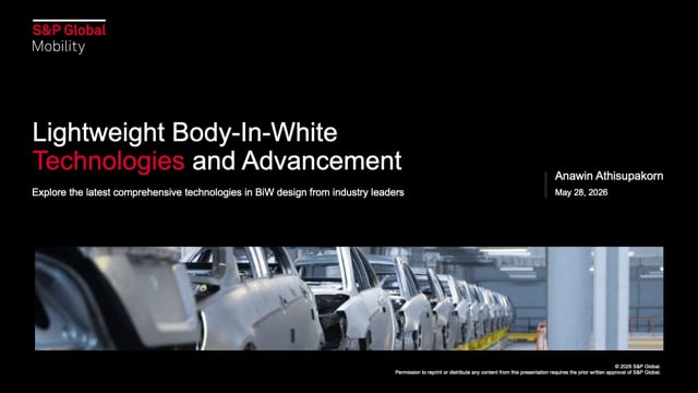 Lightweight Body-in-White technologies and advancement
