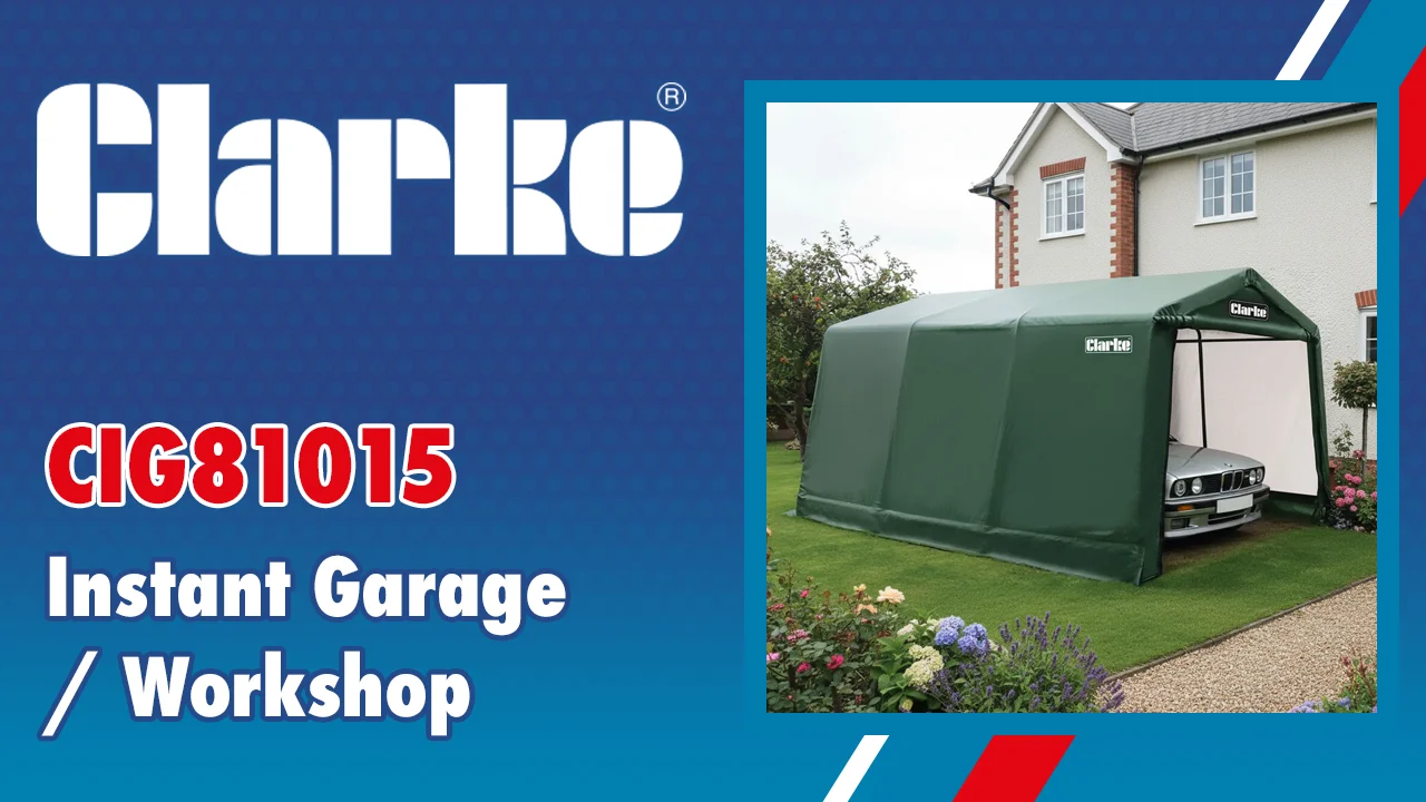 Clarke CIG81015 Garage / Workshop - Green (4.5 x 3 x 2.4m
