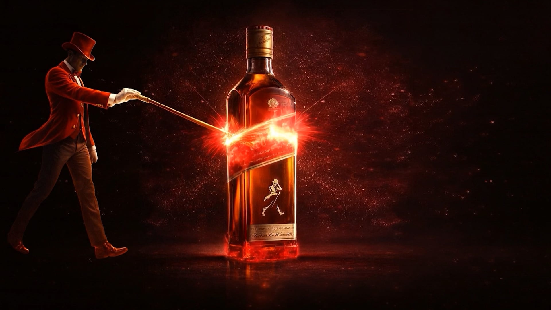 Johnnie Walker Glass Inside the Bottle