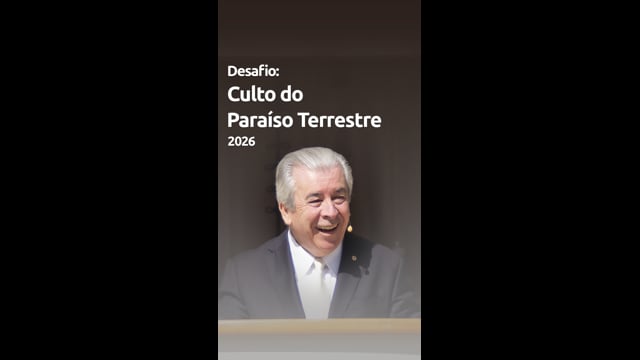 Capa do vídeo do “Está chegando o Culto do Paraíso Terrestre! Vamos relembrar como nos preparar para este dia tão importante?”.