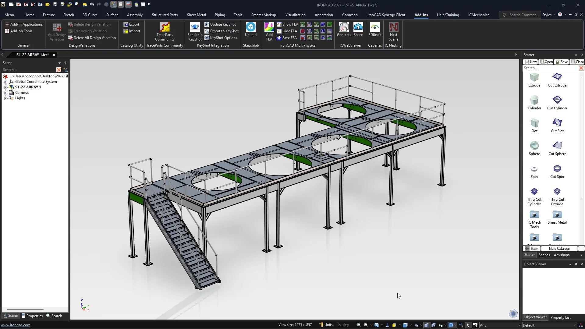 Perspective Mode with Orthographic Projection